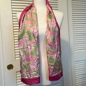 Lily Pulitzer 100% silk scarf-